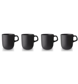 EVA SOLO - Tasse à café Nordic Kitchen 300 ml, 4 Pièce/s, Noir