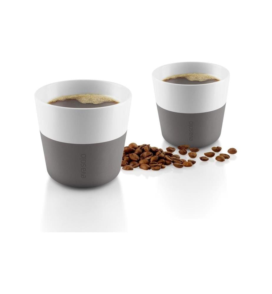 EVA SOLO - Kaffeebecher 230 ml, 2 Stück, Grau/Weiss