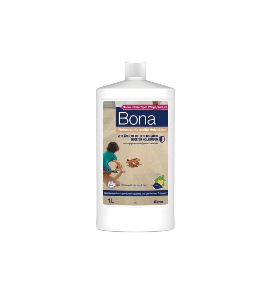 BONA - Nettoyant pour sol Refresher pour les sols en bois huilés, 1 l