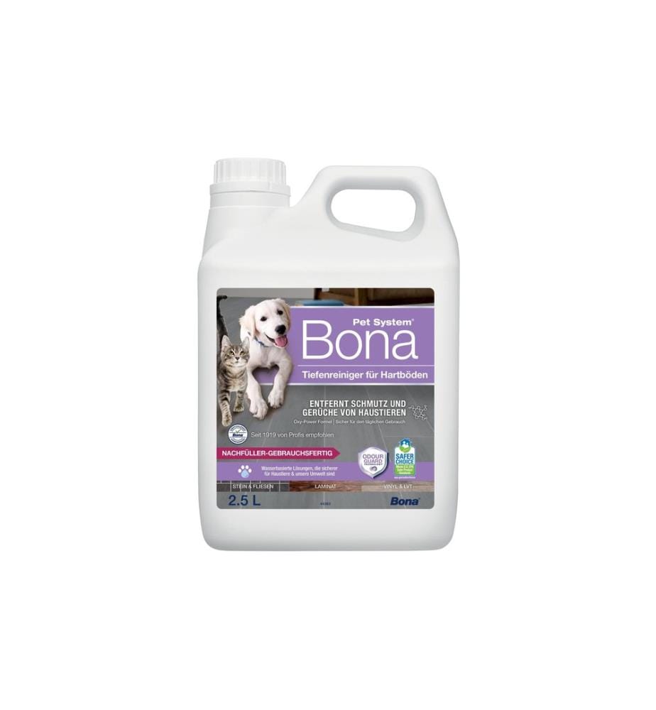 BONA - Bodenreiniger Pet System für Hartböden, 2.5 l