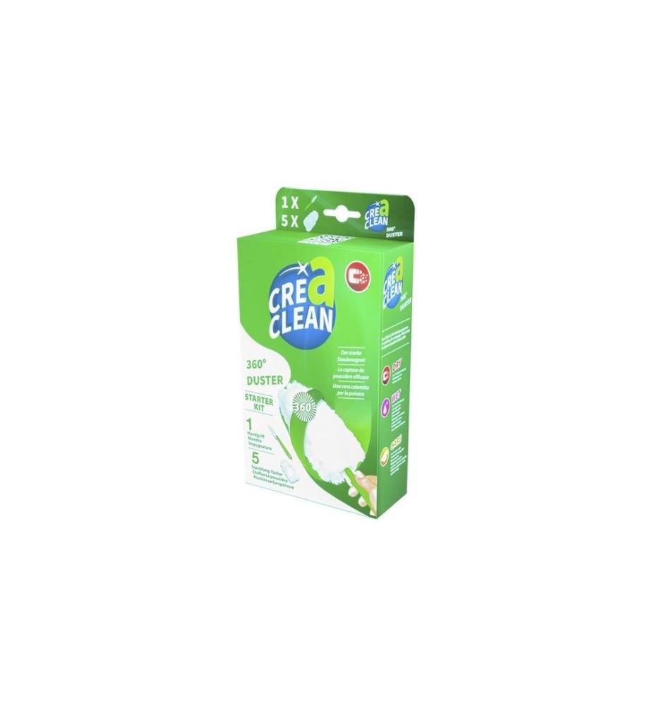 CreaClean - Aimant à poussière Kit de démarrage 360° Vert/Blanc