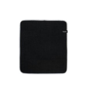 Ladelle - Abtropfmatte Mega Waffle 41 x 45 cm, Schwarz