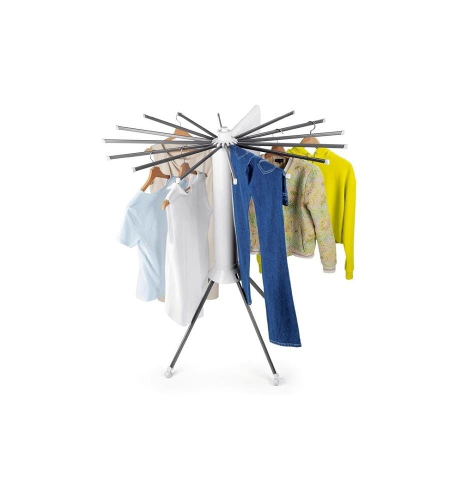EASYMAXX - Séchoir sur pieds 8 m de corde, 20 kg de linge