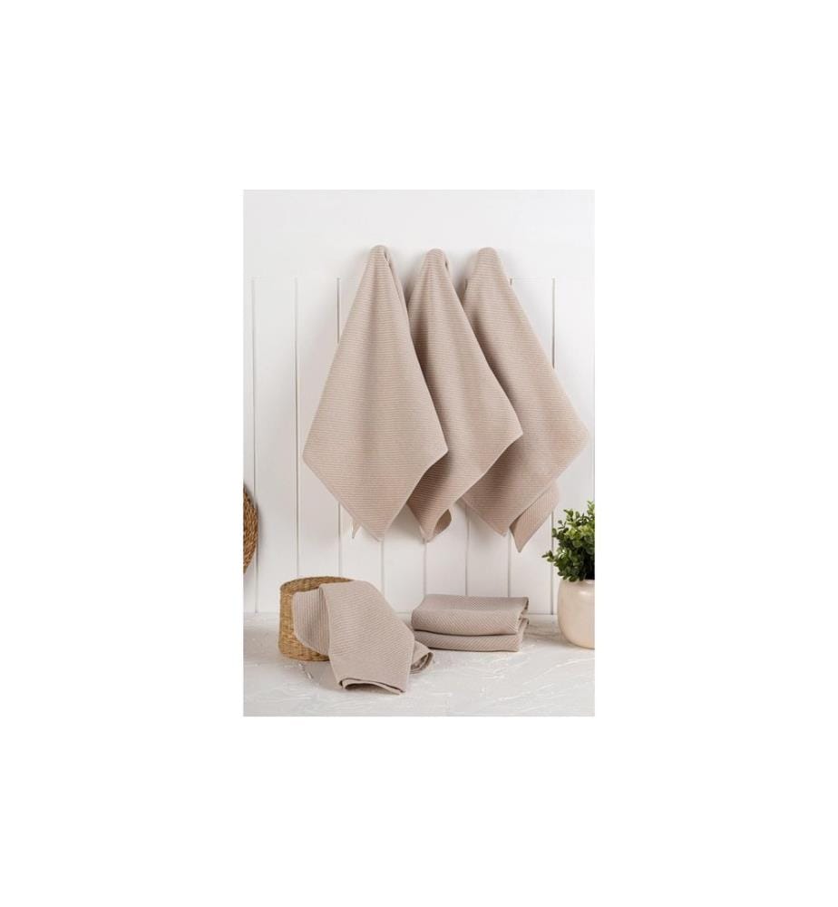 Hermia - Geschirrtuch-Set Eloise Beige