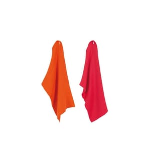 PAD - Chiffon de nettoyage Monte 2 Pièce/s, Rouge/Orange