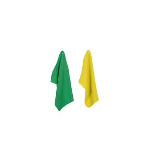 PAD - Chiffon de nettoyage Monte 2 Pièce/s, Vert/Jaune