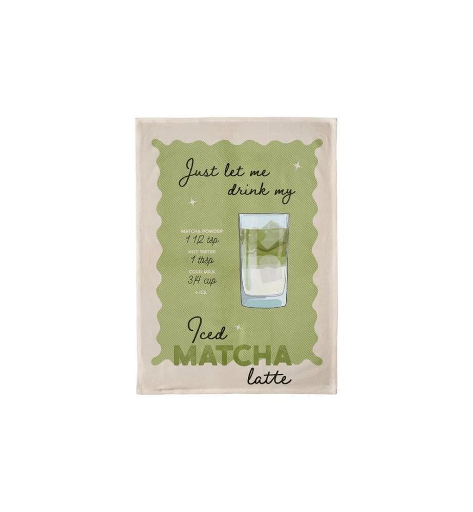 CHIC MIC - Geschirrtuch Iced Matcha Grün/Beige