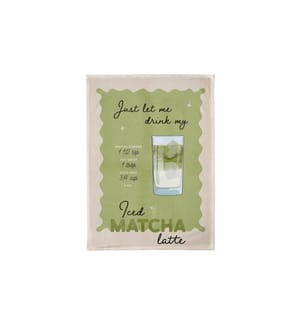 CHIC MIC - Torchon pour la vaisselle Matcha glacé Vert/Beige
