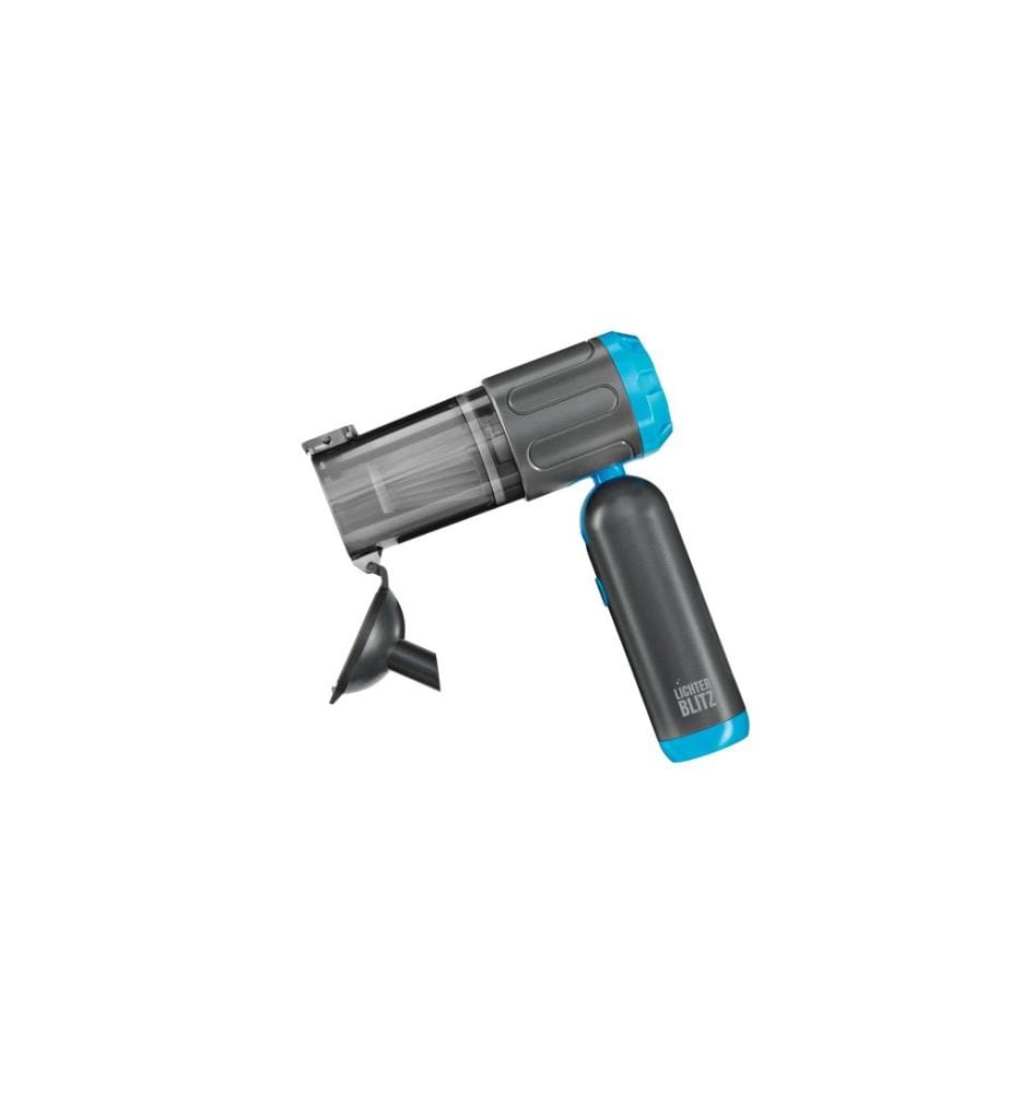 Lichterblitz - Aspirateur à main sans fil gris/bleu