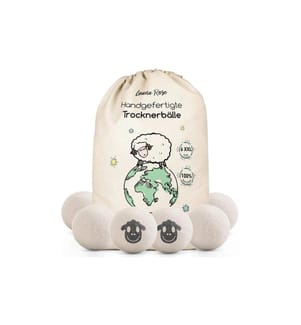 Luana Rose - Trocknerbälle, Weiss, 6er-Set