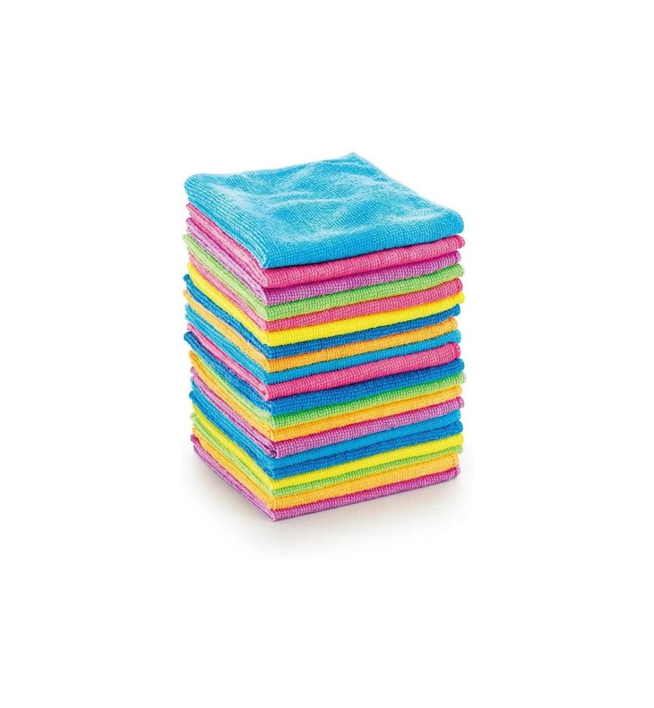 CLEANMAXX - Mikrofaser-Reinigungstuch 30 Stück, Mehrfarbig