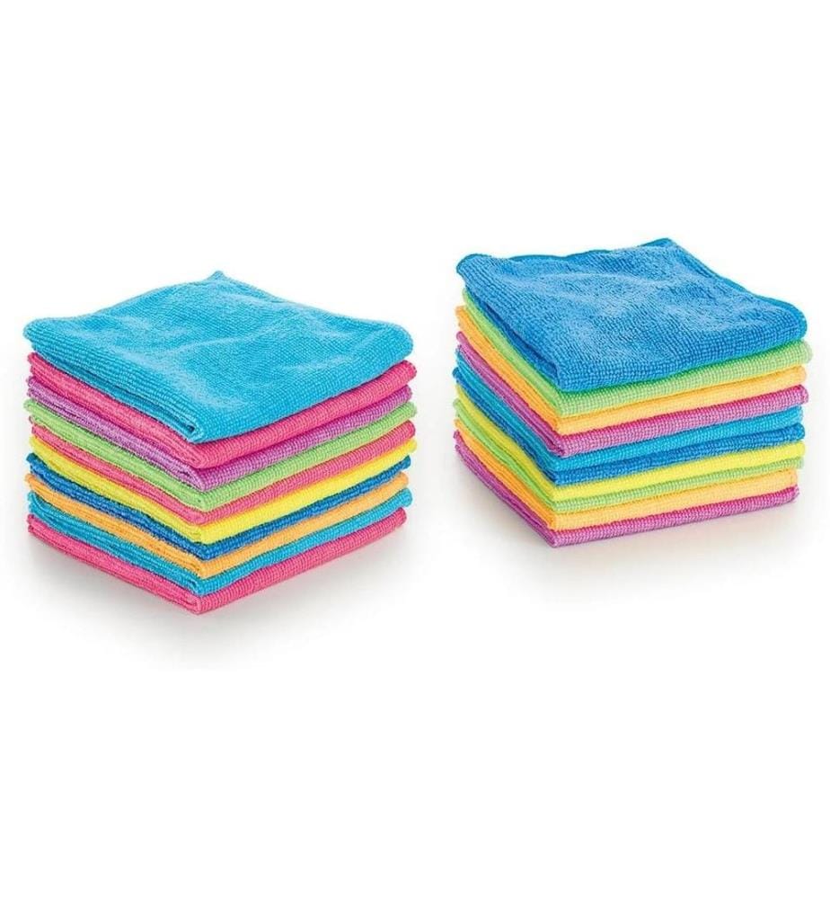 CLEANMAXX - Mikrofaser-Reinigungstuch 30 Stück, Mehrfarbig