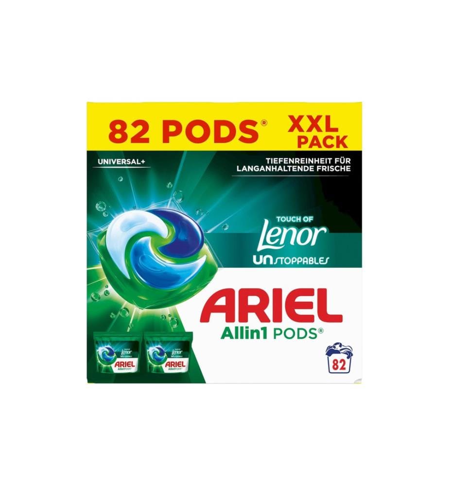 Ariel - Waschmittel Kapseln All-in-1 Pods Unstoppables 82 Stück