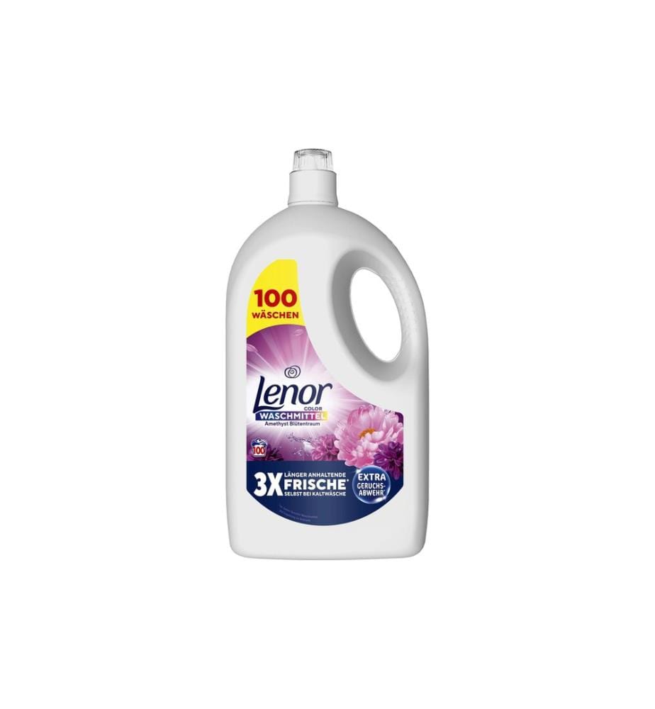 Lenor - Détergent liquide Améthyste et fleurs 4.5 l