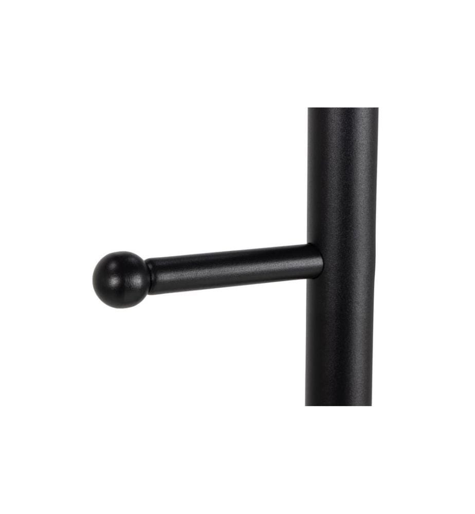 AC Design - Porte-manteau Aspen Noir, 24.6 x 20.7 x 171.2 cm