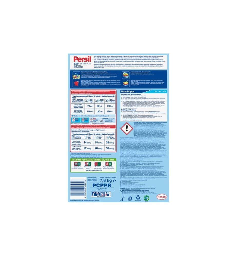 Persil Professional - Pulverwaschmittel Color Professional 130 WG, 7.8 kg