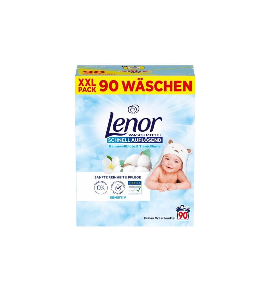 Lenor - Lessive en poudre Sensitive 4.5 kg