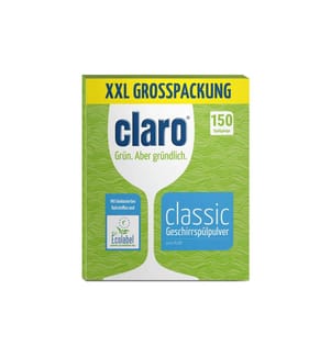 claro - Détergent pour lave-vaisselle Classic Pulver 2.7 kg
