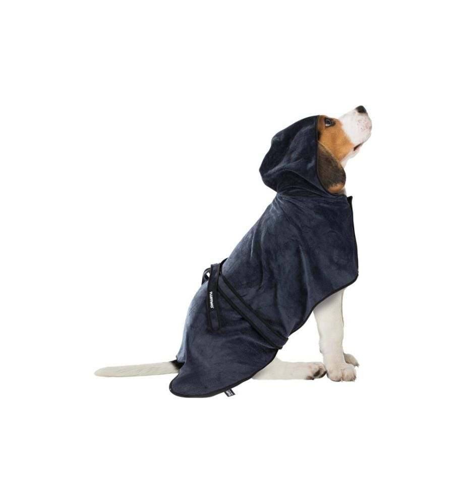 Fluffino - Peignoir Beige / Bleu, S
