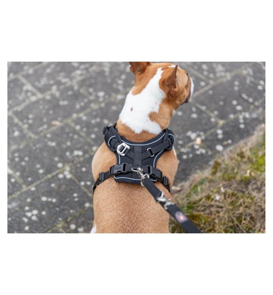 Trixie Premium FlexMesh Geschir S-M, Schwarz