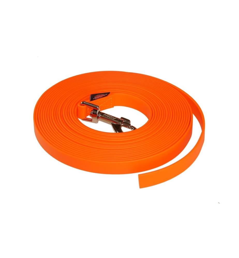Grossenbacher Laisse longue Biothane, 3 m / 16 mm, Orange