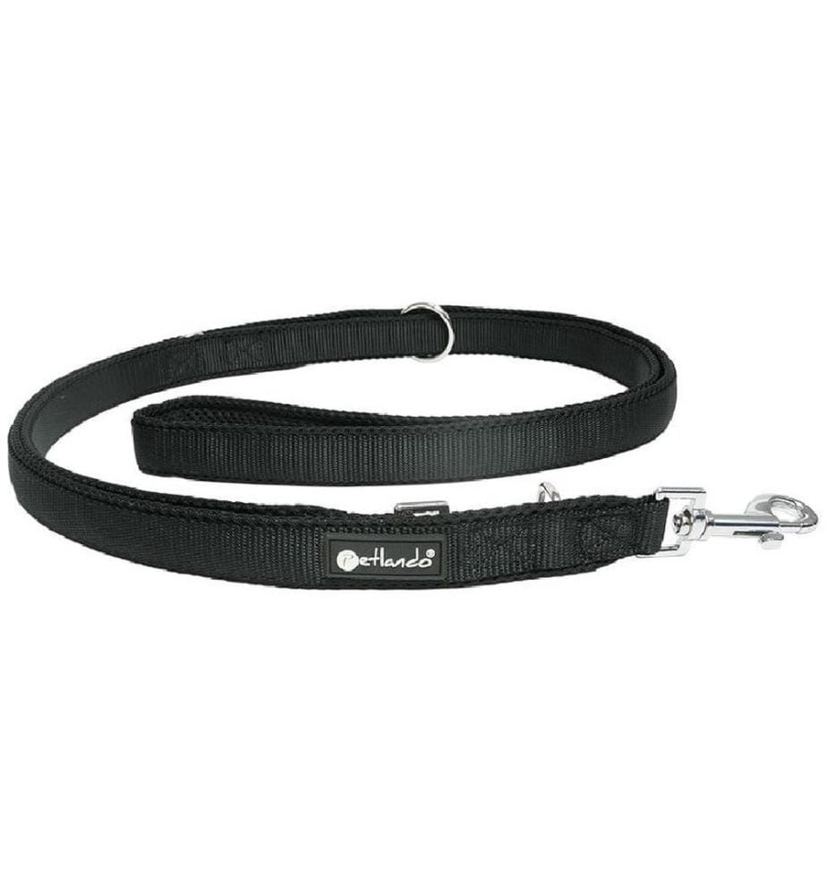 petlando Laisse pour chien Mesh, 2.3 m, Noir