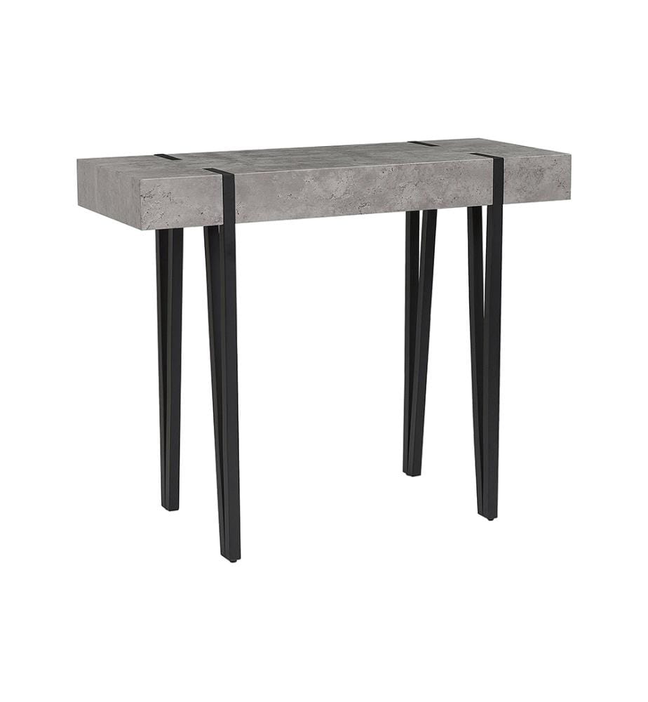 Console Table ADENA Grey Concrete Effect