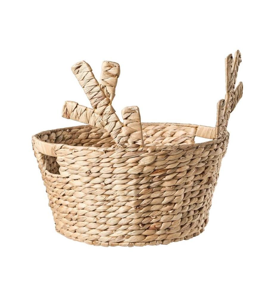 Cestino RENNE Giacinto d'acqua Naturale