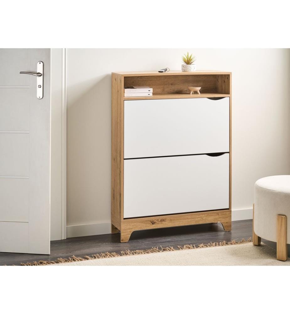 Schuhschrank GATTON Hellbraun