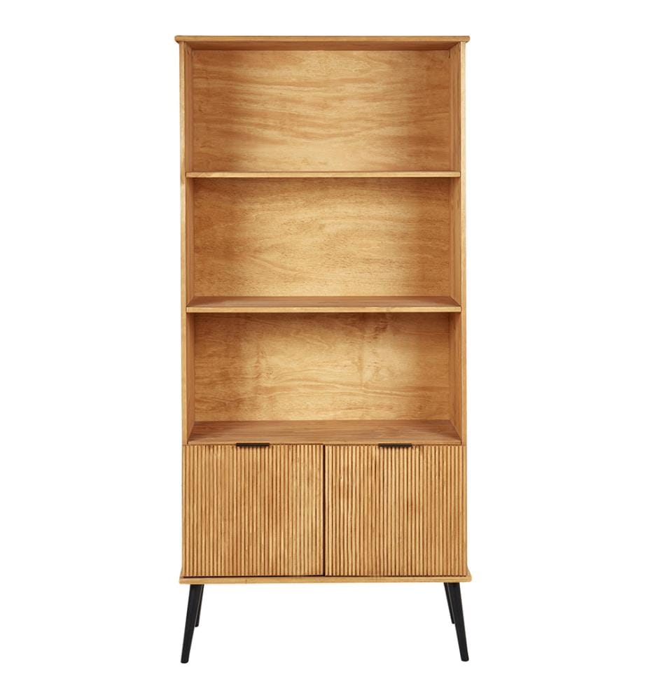 Bibliothèque TIMMINS Bois de pin 190 cm Marron