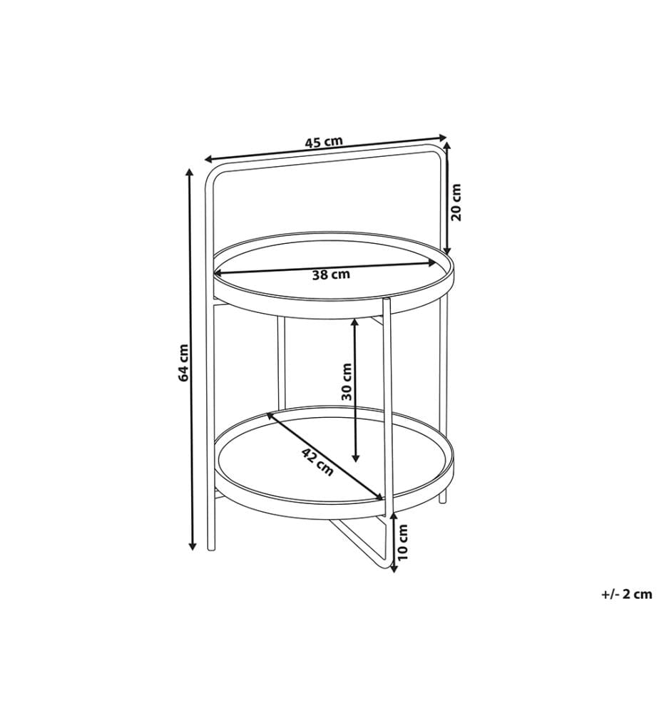 Side Table EVART Black