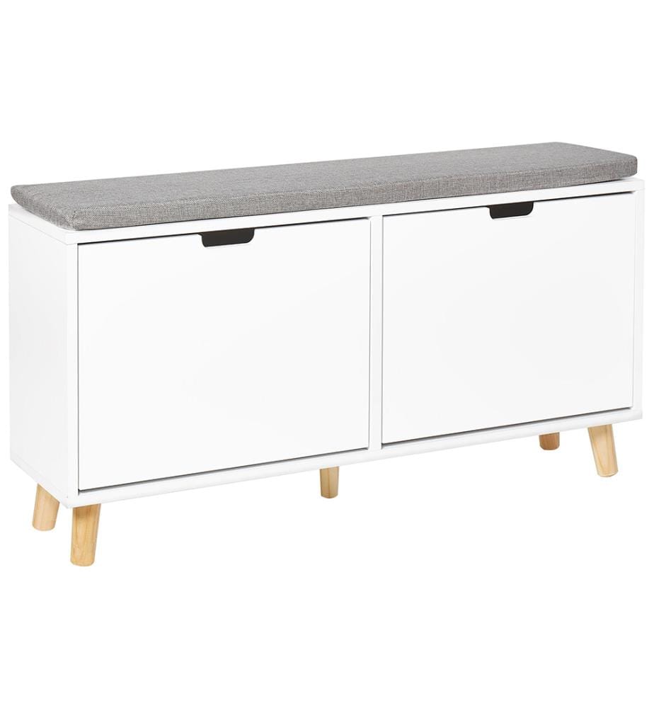 Shoe Storage Bench MINERAL White