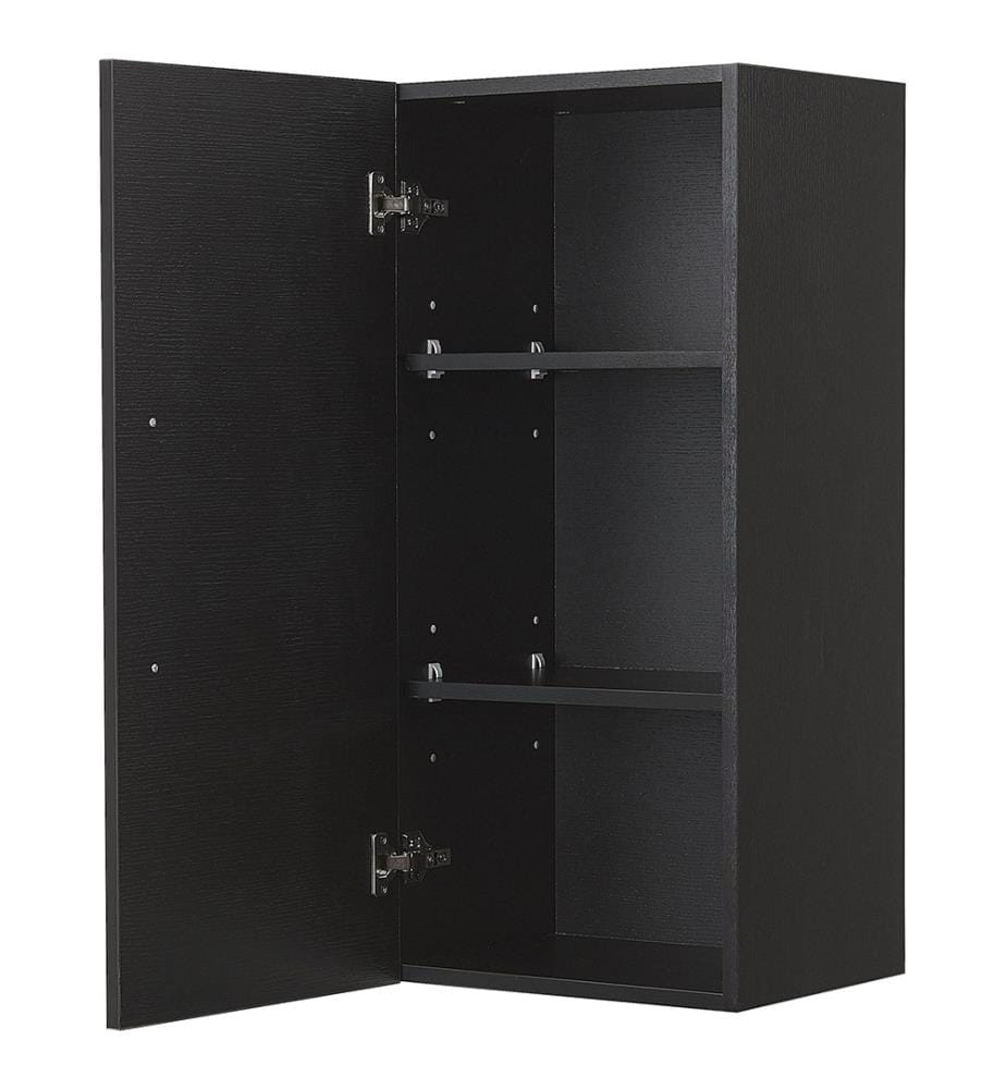 Bad-Wandschrank BILBAO 40 cm Schwarz