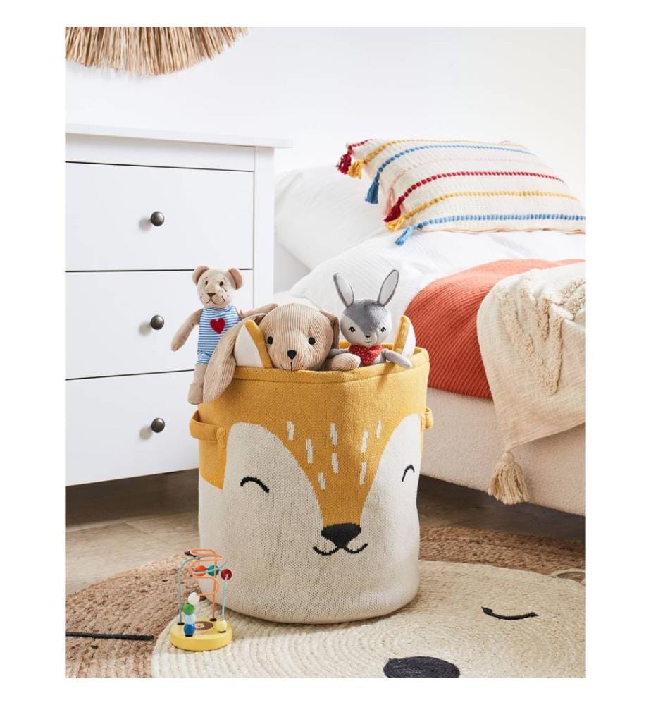 Cestino per bambini Volpe HARRORI Cotone Beige