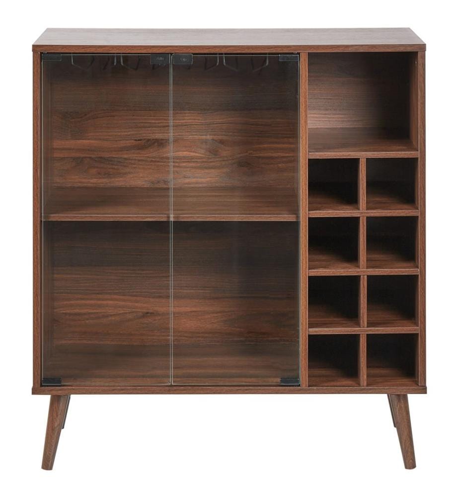 Armoire à vin TULLAMORE Marron foncé