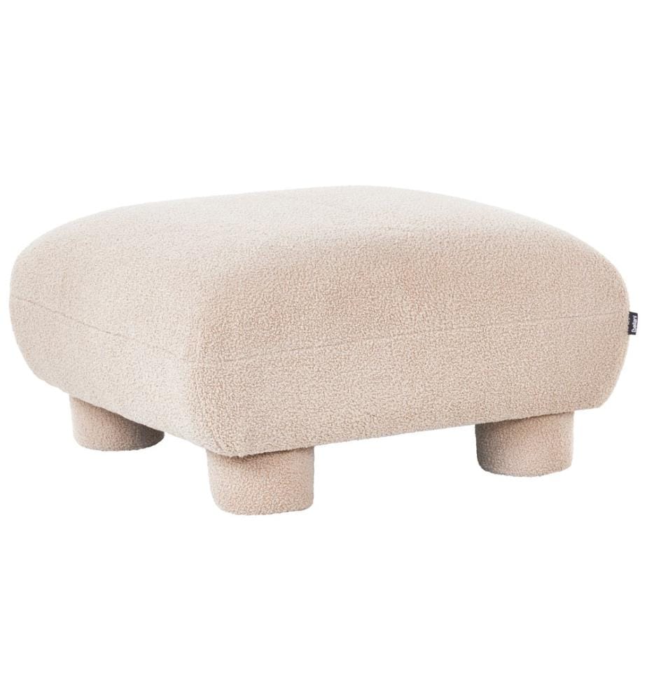 Ottomane MJALBI Bouclé Beige