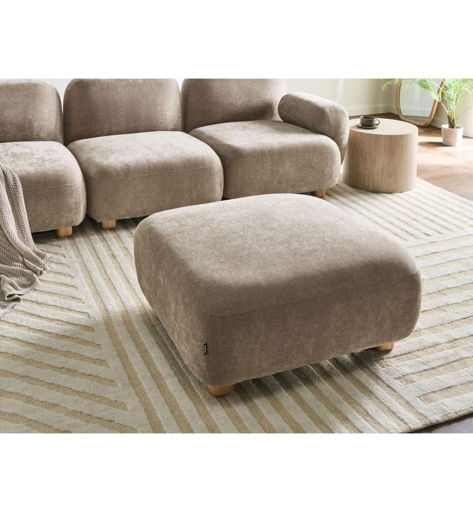 Ottomane AMLI Stoff Beige
