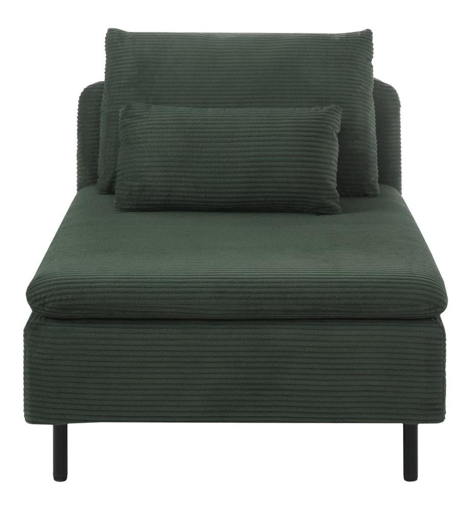 Module fauteuil EGERIS Vert foncé Velours côtelé