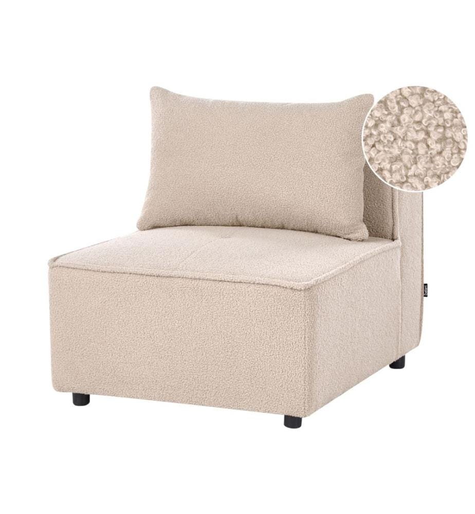 Module fauteuil AXEBO Beige Bouclé