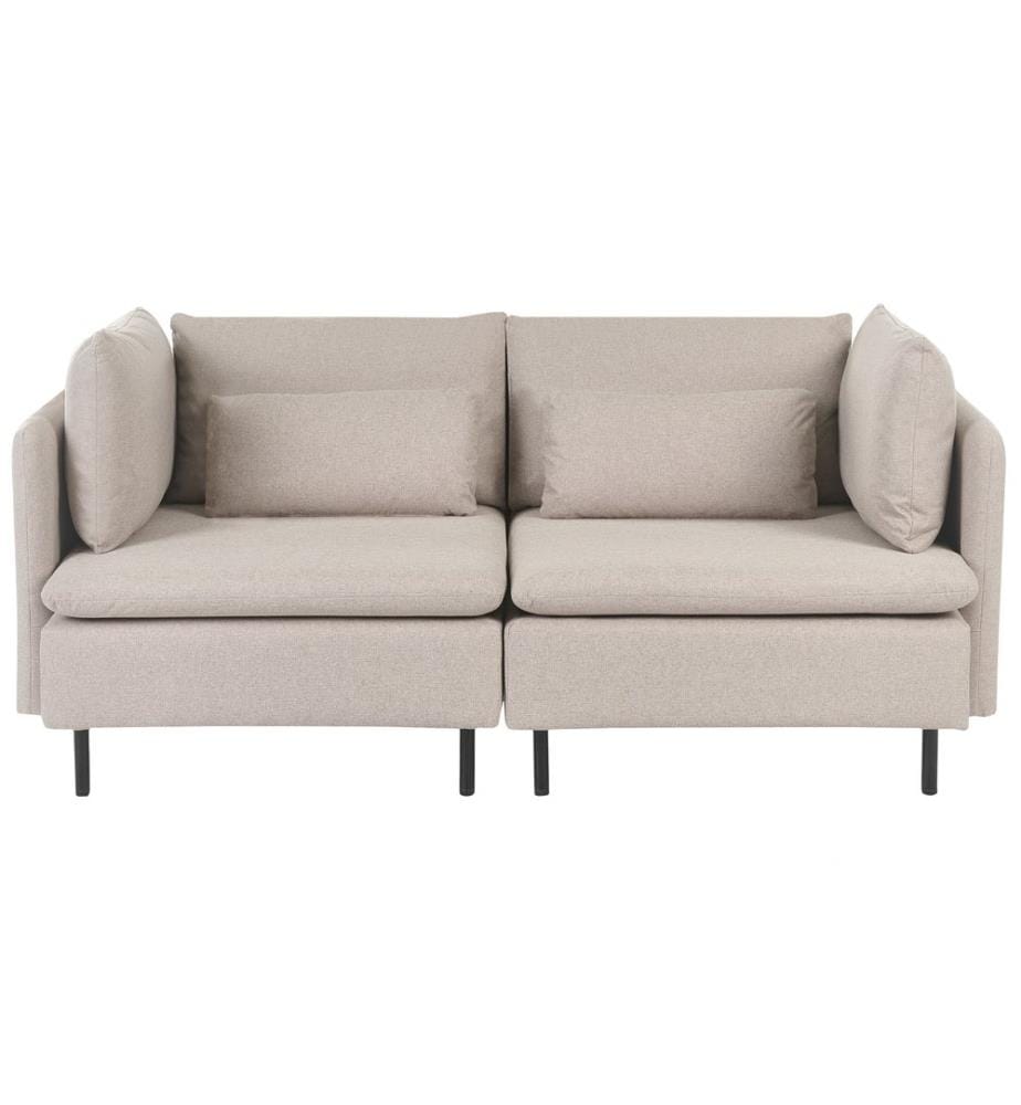 Modulsofa 2-Sitzer EGERIS Beige Stoff