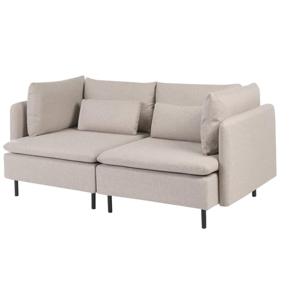 Modulsofa 2-Sitzer EGERIS Beige Stoff