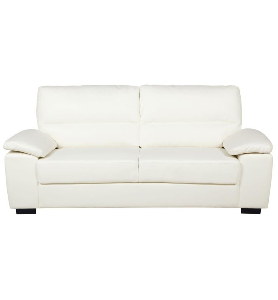 Sofa Set 5-Sitzer VOGAR Kunstleder Cremeweiss