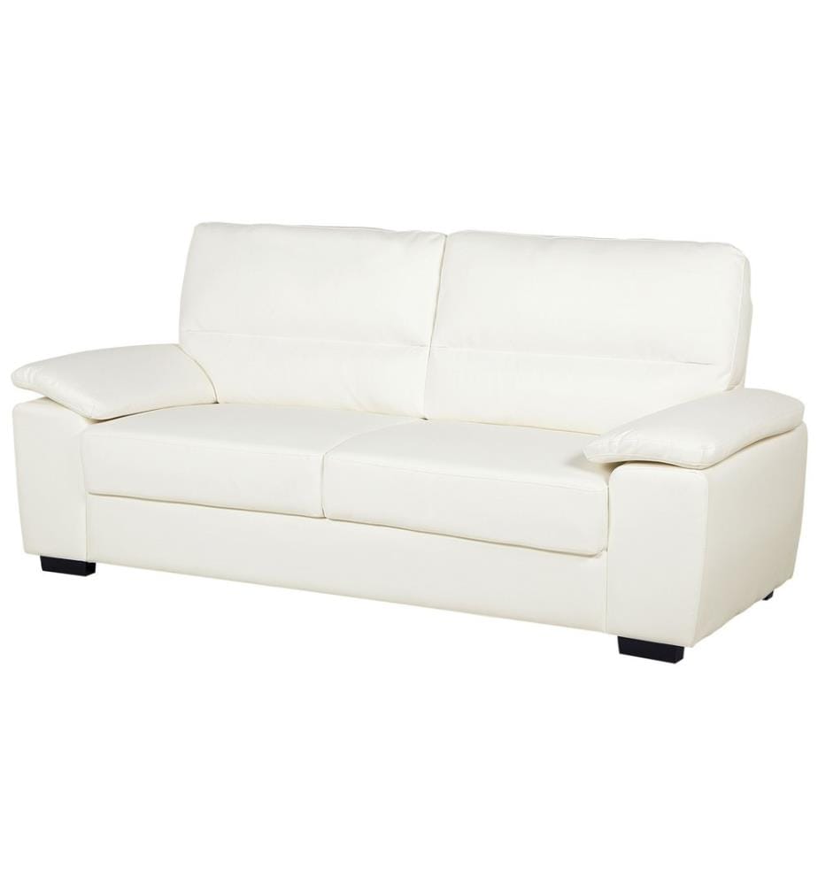Sofa Set 5-Sitzer VOGAR Kunstleder Cremeweiss