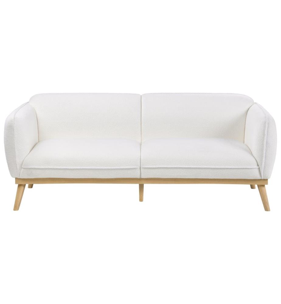 Sofa Set 5-Sitzer LJUNG Bouclé Weiss