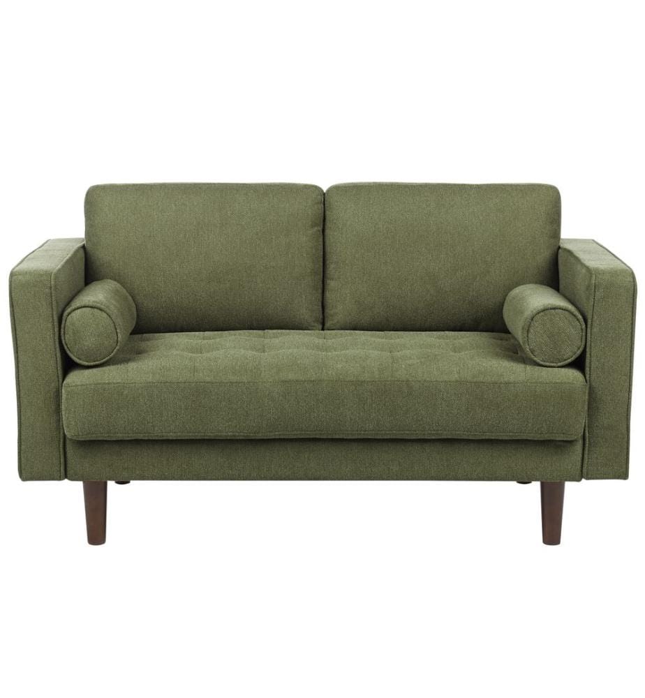Ensemble de salon 3 places NURMO Tissu Vert foncé