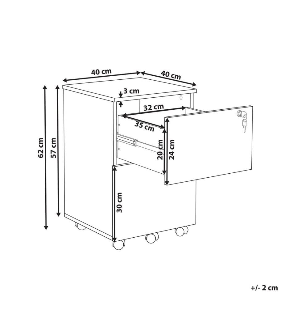 Meuble de rangement JOHNSON Noir
