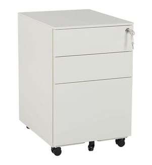 Meuble de rangement CAMI Métal Blanc cassé