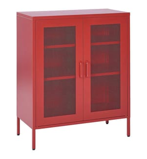 Armoire WAKATIPU Métal Rouge
