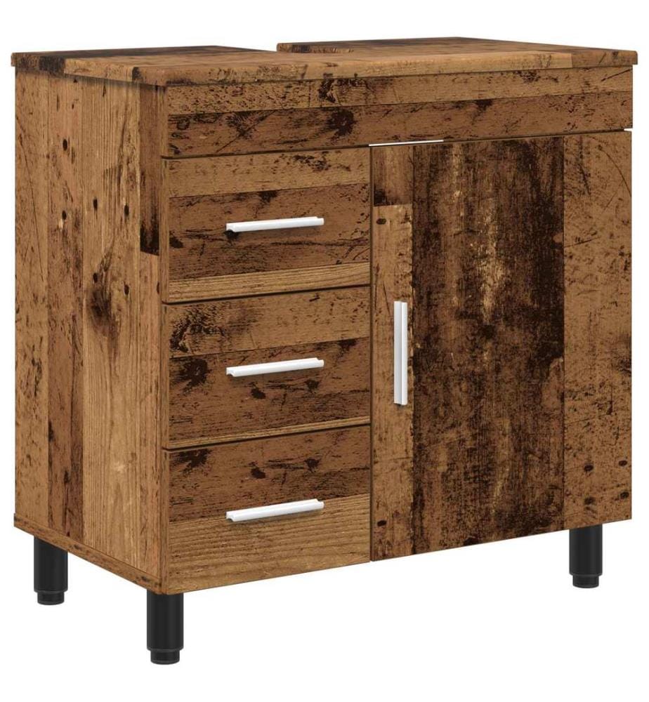 Waschtisch Altholz 60 x 35 x 60 cm Holzwerkstoff