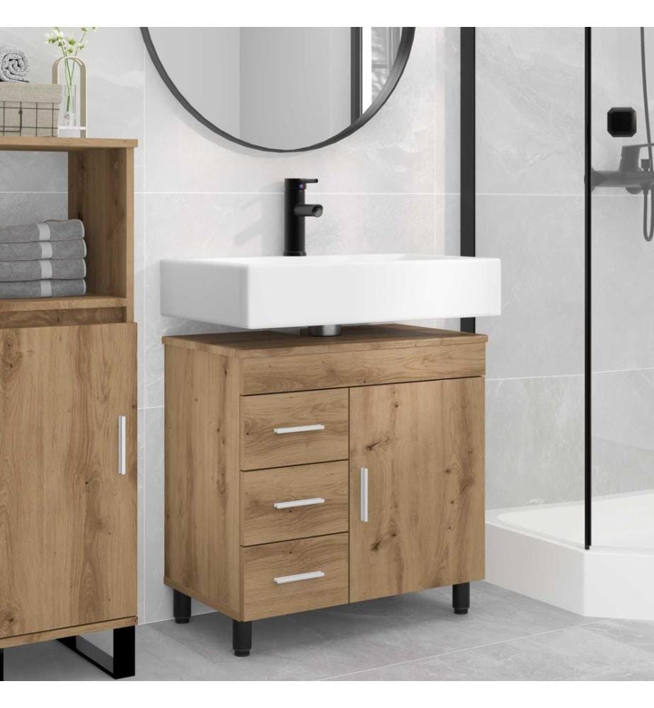 Waschtisch Artisan-Eiche 60 x 35 x 60 cm Holzwerkstoff